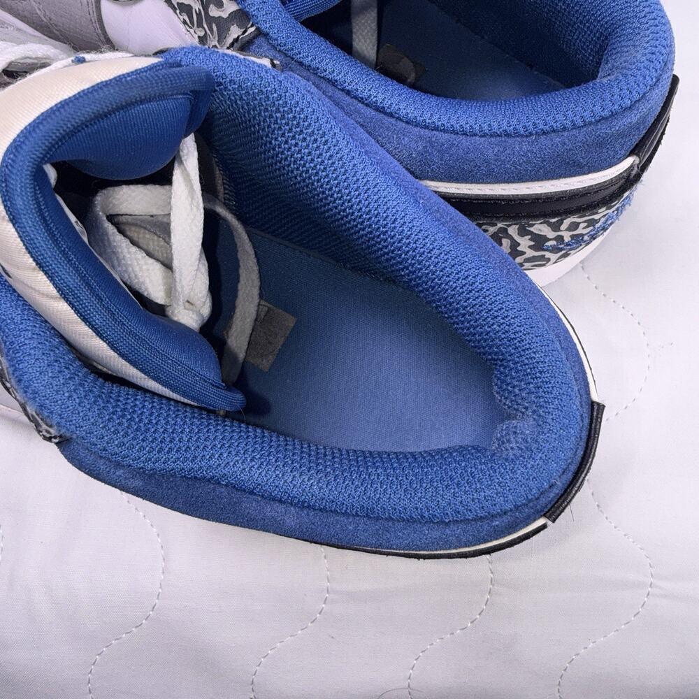Jordan Air Jordan 1 Low Shoes Mens Size 10 White Blue Elephant DM1199-140 - Picture 8 of 12